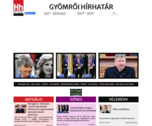 Gyomroi-Hirhatar.hu(GYÖMRŐI) Screenshot