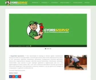 Gyorsszerviz.com(Gázszerelés) Screenshot