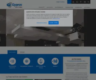 GYproc.it(Leader nei prodotti e soluzioni in Cartongesso per l'Edilizia) Screenshot