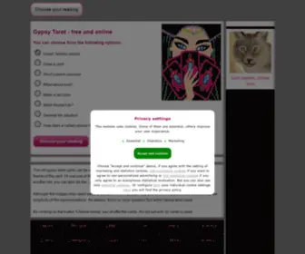 GYPSY-Cards.net(Laying gypsy Tarot) Screenshot