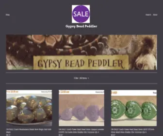 GYPSybeadpeddler.com(GYPSybeadpeddler) Screenshot