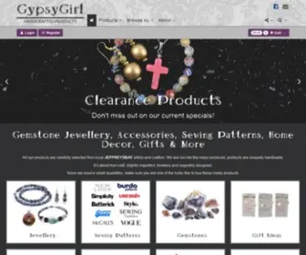 GYPSygirl.co.za(Gemstone Jewellery) Screenshot