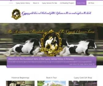 GYPSygold.com(America's Gypsy Vanner Foundation Farm) Screenshot