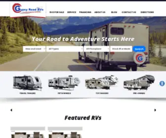 GYPSyroadrvs.com(Gypsy Road RVs outside of Lubbock) Screenshot