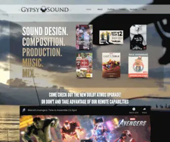 GYPSysoundla.com(Gypsy Sound LA) Screenshot