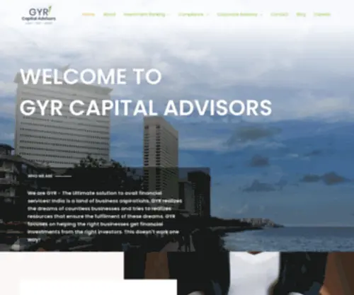 GYrcapitaladvisors.com(INVESTMENT BANKERS) Screenshot