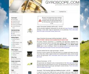 Gyroscope.com(Educational toys and gadgets) Screenshot