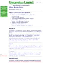 Gyrosystem.co.uk(Gyrosystem Limited) Screenshot