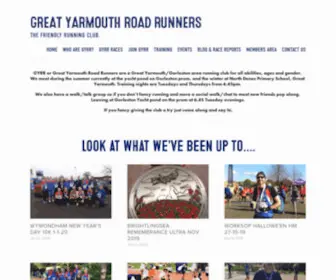 GYRR.co.uk(Great Yarmouth Road Runners) Screenshot
