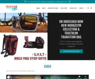 GYStconcept.com(Triathlon Transition Bag) Screenshot