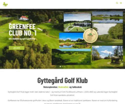 GYttegaardgolfklub.dk(Gyttegård) Screenshot