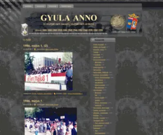 Gyulaanno.hu(GYULA  ANNO) Screenshot
