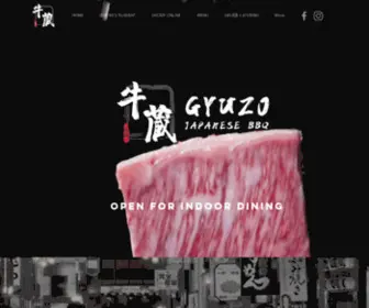 Gyuzobbq.com(GYUZO JAPANESE BBQ) Screenshot