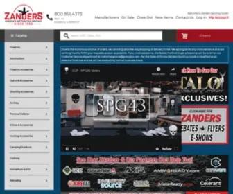 Gzanders.com(Zanders Sporting Goods Catalog) Screenshot