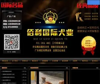 GZBLQWJD.com(广州佰利犬业) Screenshot