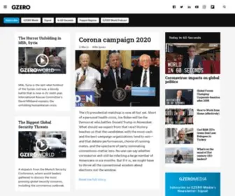 Gzeromedia.com(GZERO Media) Screenshot