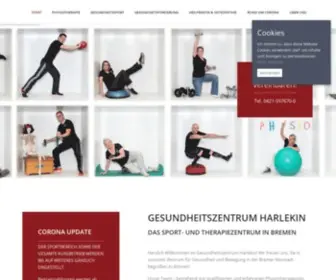 GZH-Bremen.de(Gesundheitszentrum Harlekin) Screenshot