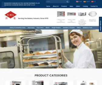 GZHLDR.com(Bakery Equipment Manufacturer) Screenshot