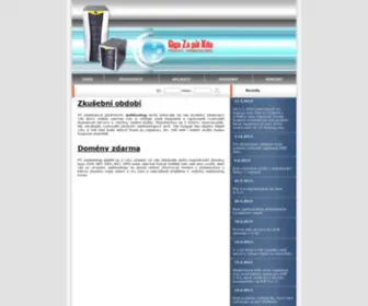 GZK.cz(GZK webhosting) Screenshot