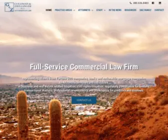 Gzlawoffice.com(Goldman and Zwillinger Law Office) Screenshot