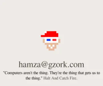 Gzork.com(Hamza Benhmani) Screenshot