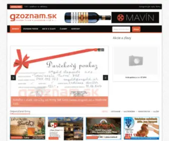 Gzoznam.sk(Zľavy) Screenshot