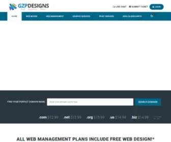 GZpdesigns.com(Web) Screenshot