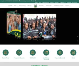 Gzu.ac.zw(Great Zimbabwe University) Screenshot