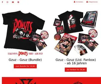 Gzuz-Gzuz.de(GZUZ Official Merch) Screenshot