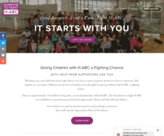 H-ABC.org(Foundation to Fight H) Screenshot