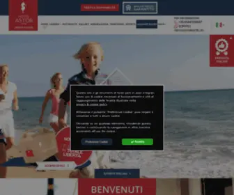 H-Astor.com(Hotel 3 stelle Lido di Classe Astor) Screenshot
