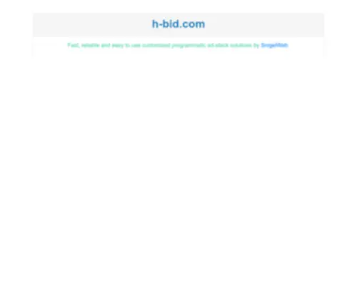 H-Bid.com(Programmatic) Screenshot