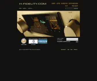 H-Fidelity.com(High Fidelity Italia srl) Screenshot