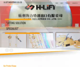 H-Lift.com(H-Lift Industries Co Ltd) Screenshot