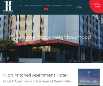 H105Mitchell.com.au(H on Mitchell Apartment Hotel) Screenshot