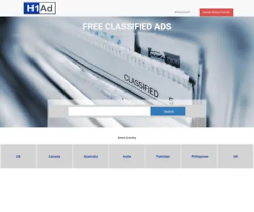 H1AD.com(Free Classified Ads) Screenshot