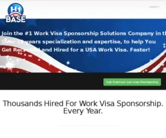 H1Baseservices.com(H1 Base Visa Sponsorship Solutions to Work in the USA) Screenshot