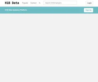 H1Bdata.com(H1B Data) Screenshot