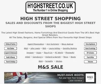 H1GHST.com(High Street Shops) Screenshot