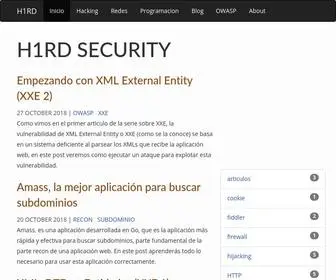 H1RD.com(H1rd de programador a pentester) Screenshot