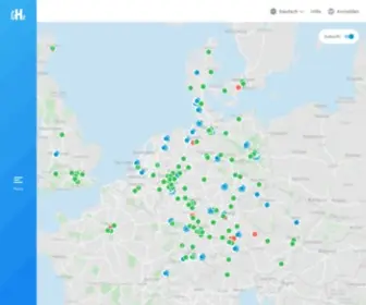 H2.live(Wasserstofftankstellen in Deutschland & Europa) Screenshot