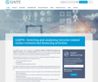 H2020-Dante.eu(DANTE Project) Screenshot