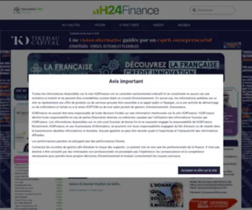 H24Finance.com(H24 Finance) Screenshot