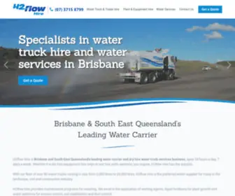 H2Flow.com.au(Dry Hire Water Trucks & Trailers Brisbane) Screenshot