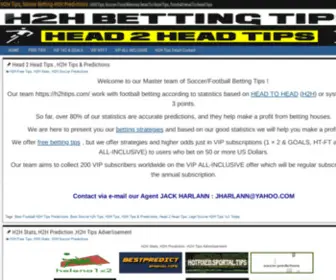 H2Htips.com(H2H Tips) Screenshot
