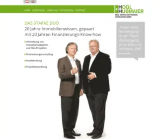 H2Immo.at(Hogl & Hubmaier real estate and finance consulting GmbH) Screenshot