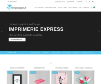 H2Impression.fr(Imprimerie à Paris de flyers) Screenshot