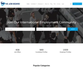 H2Jobboard.com(H2A & H2B Visa Job Board) Screenshot