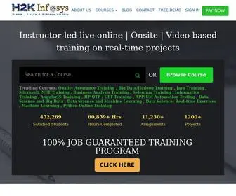 H2Kinfosys.com(IT Online Training) Screenshot