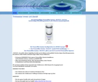 H2O-Reserve.ch(MAXUS Wasserfilter) Screenshot